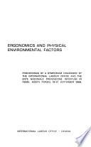 Ergonomics and Physical Environmental Factors