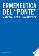 Ermeneutica del «ponte». Materiali per una ricerca