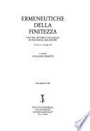 Ermeneutiche della finitezza