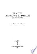 Ermites de France et d'Italie (XIe-XVe siècle)