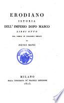 Erodiano istoria dell' imperio dopo Marco libri otto