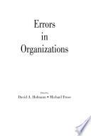 Error in Organizations