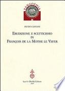 Erudizione e scetticismo in François de La Mothe Le Vayer