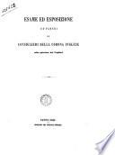 Esame ed esposizione de' pareri de' consiglieri della corona inglese sulla quistione del Cagliari