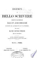 Esempi di bello scrivers scelti e illustrati dall' avv. Luigi Fornaciari