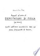 Esercitazioni di Fisica