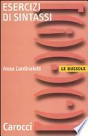 Esercizi di sintassi
