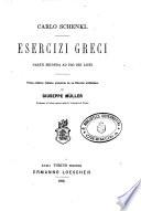 Esercizi greci parte seconda ad uso dei licei