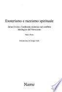 Esoterismo e razzismo spirituale