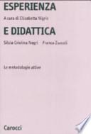Esperienza e didattica. Le metodologie attive