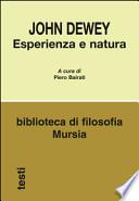 Esperienza e natura