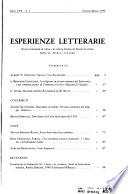 Esperienze letterarie