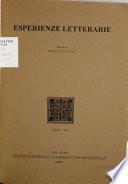 Esperienze letterarie
