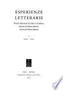 Esperienze letterarie
