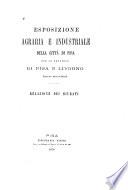 Esposizione agraria e industriale della città di Pisa