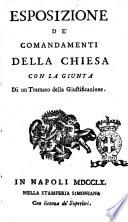 Esposizione De'Comandamenti Della Chiesa