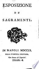 Esposizione de'sagramenti
