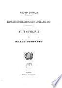 Esposizione internazionale di Londra del 1862 Atti officiali del Reale Comitato