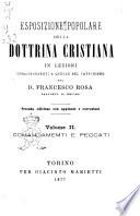 Esposizione popolare della dottrina cristiana in lezioni corrispondenti a quelle del catechismo per Francesco Rosa