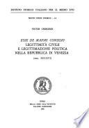 Esse de Maiori Consilio