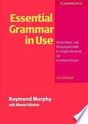 Essential Grammar in Use German Edition (Klett version)