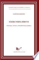 Essere forma diritto