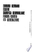 Essere significa germogliare