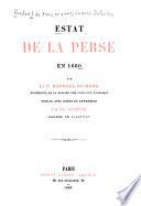 Estat de la Perse en 1660