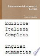 Estensione dei teoremi di Fermat