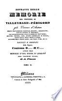Estratti delle memorie, raccolti e ordinati dalla contessa O.. di C. (etc.)