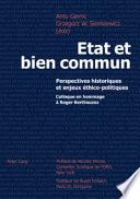 Etat et bien commun