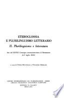 Eteroglossia e plurilinguismo letterario