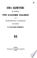 Etica elementare