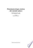 Etnomusicologia storica del mondo antico