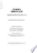 Europa orientalis