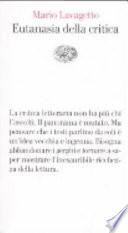 Eutanasia della critica
