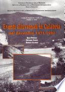 Eventi alluvionali in Calabria nel decennio 1971 1980