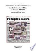 Eventi alluvionali in Calabria nel decennio 1990-1999