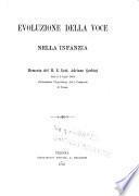 Evoluzione della Voce nella Infanzia