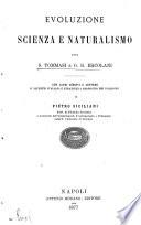 Evoluzione, scienza e naturalismo