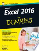 Excel 2016 For Dummies