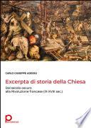 Excerpta di storia della Chiesa