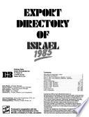 Export Directory of Israel