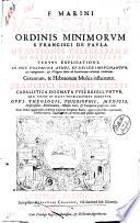 F. Marini Mersenni ordinis minorum S. Francisci de Paula Quaestiones celeberrimae in Genesim, cum accurata textus explicatione. In hoc volumine athei, et deistae impugnantur, & expurguntur, & vulgata editio ab haereticorum calumnijs vindicantur. Graecorum, & Hebraeorum musica instauratur. Francisci Georgii Veneti cabalistica dogmata fuse refelluntur, quae passim in illius problematibus habentur. ... Cum indice quadruplici ..