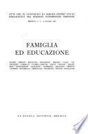 Famiglia ed educazione