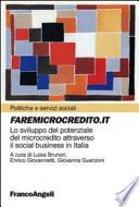 Faremicrocredito.it. Lo sviluppo del potenziale del microcredito attraverso il social business in Italia
