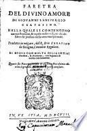 Faretra del divino amore