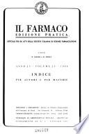 Farmaco. Edizione pratica