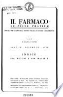 Farmaco. Edizione pratica