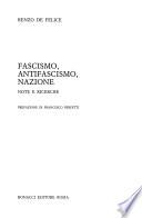 Fascismo, antifascismo, nazione